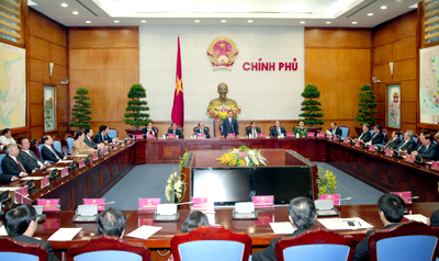 Chính phủ họp chuyển giao nhiệm vụ giữa nhiệm kỳ khóa XII và khóa XIII